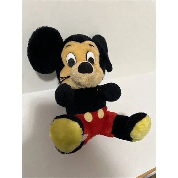 Mickey Mouse Disney Vintage Sitting Plush - Picture 1 of 9
